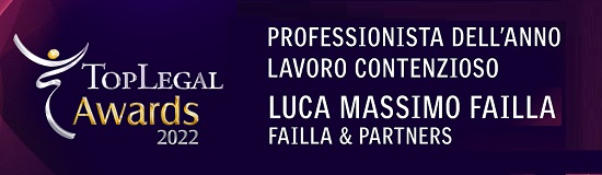 2022 - Avvocato dell' Anno | Lavoro Contenzioso