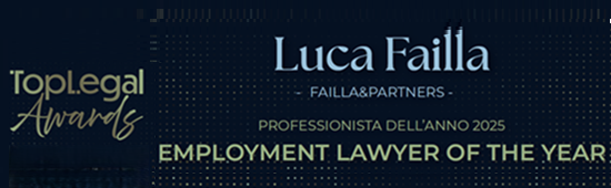 2025 - Italian Employment Lawyer of the Year | Luca Failla