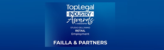 2025 - Studio Legale dell’Anno | Retail Employment